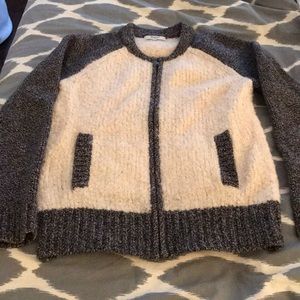 Madewell bomber sweater. Wool.